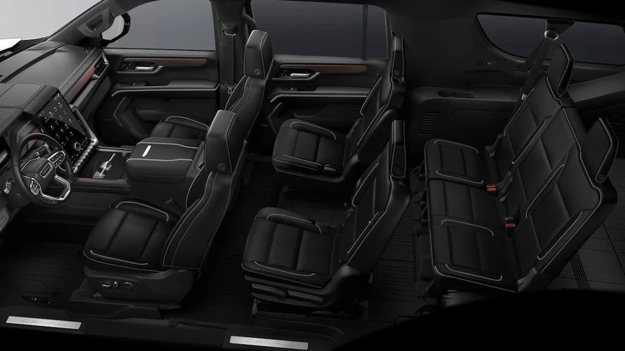 Radar Express Yukon XL passenger cabin interior